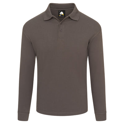 Weaver Long Sleeved Poloshirt | Graphite