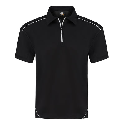 Fireback Wicking Poloshirt | Black - Black