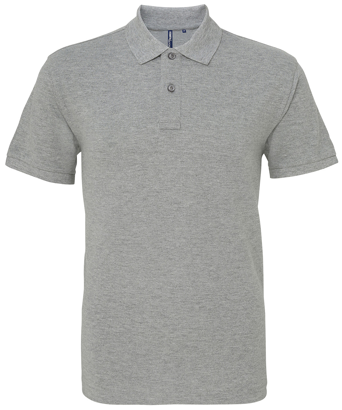 Mens Classic fit polo | heather grey