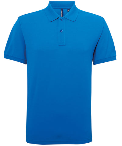 Mens polycotton blend polo | sapphire