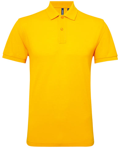 Mens polycotton blend polo | sunflower