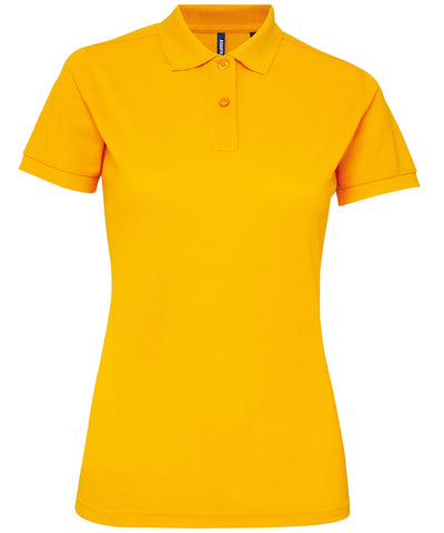 Womens polycotton blend polo | sunflower
