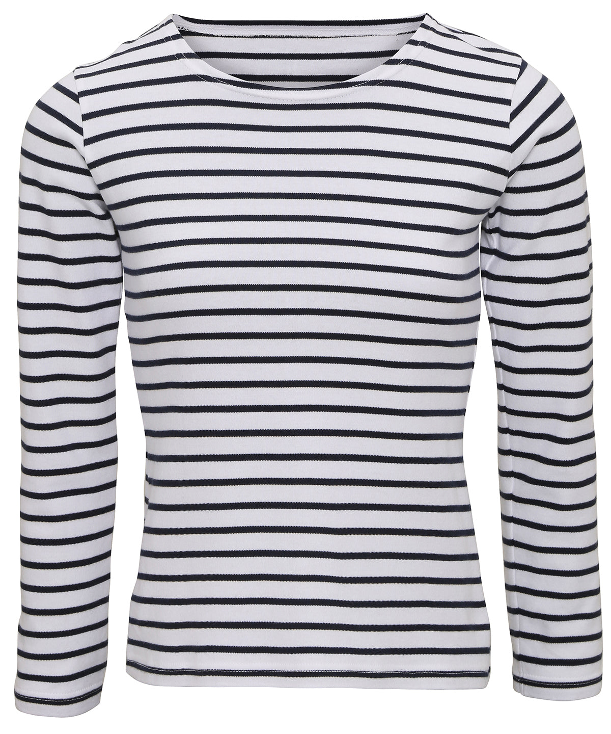 Womens Marinire coastal long sleeve tee | white/navy