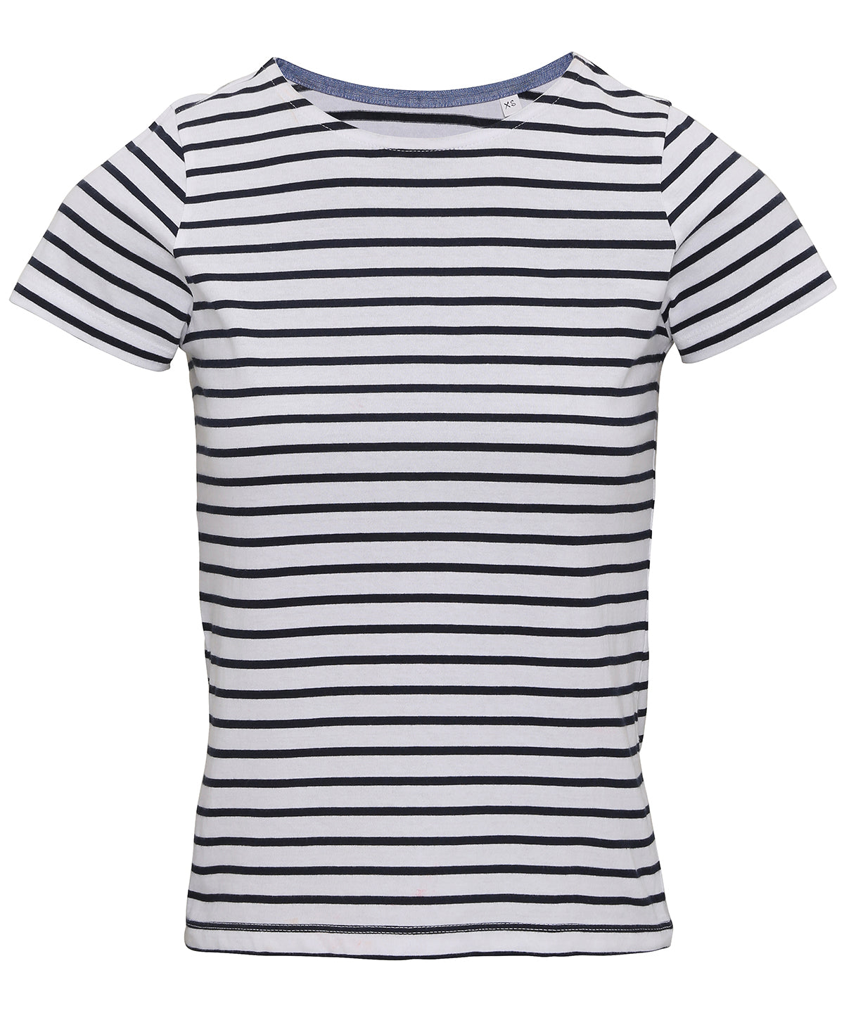 Womens Marinire coastal short sleeve tee | white/navy