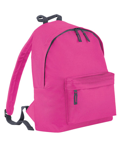 Junior fashion backpack | fuchsia/graphite grey