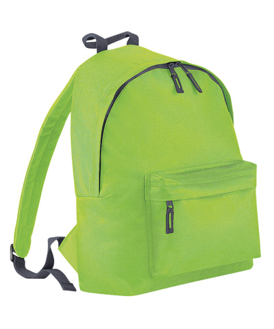 Junior fashion backpack | Lime Green/Graphite grey