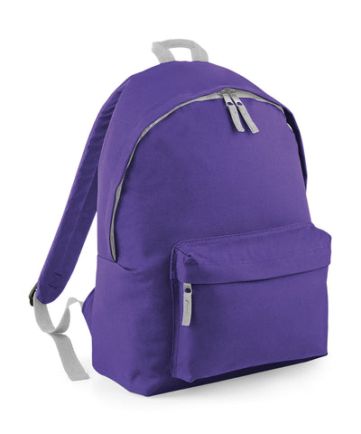 Junior fashion backpack | purple/light grey