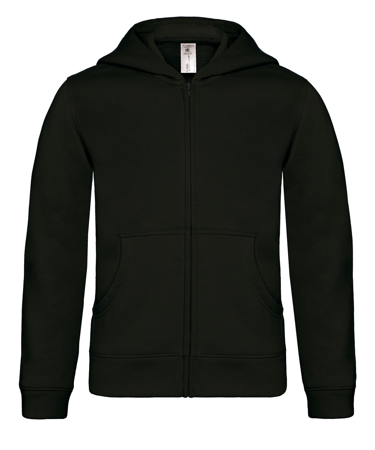 BC Hooded full-zip /kids | black