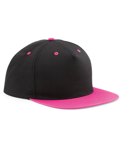 5-panel contrast snapback | black/fuchsia