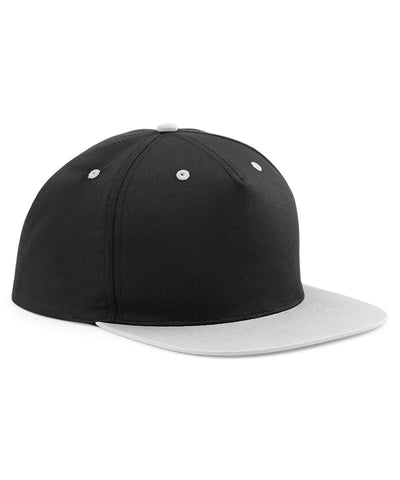 5-panel contrast snapback | black/grey