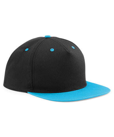 5-panel contrast snapback | black/surf blue