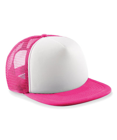 Junior vintage snapback trucker | fuchsia/white