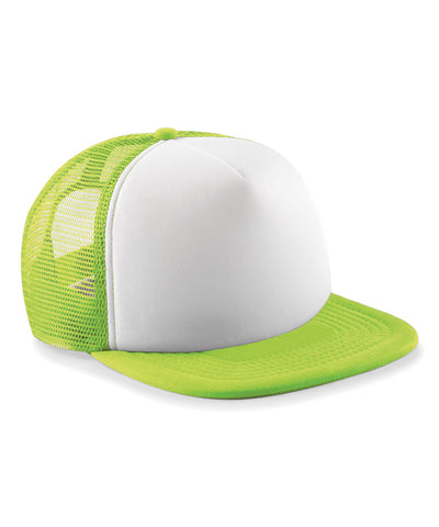 Junior vintage snapback trucker | lime green/white