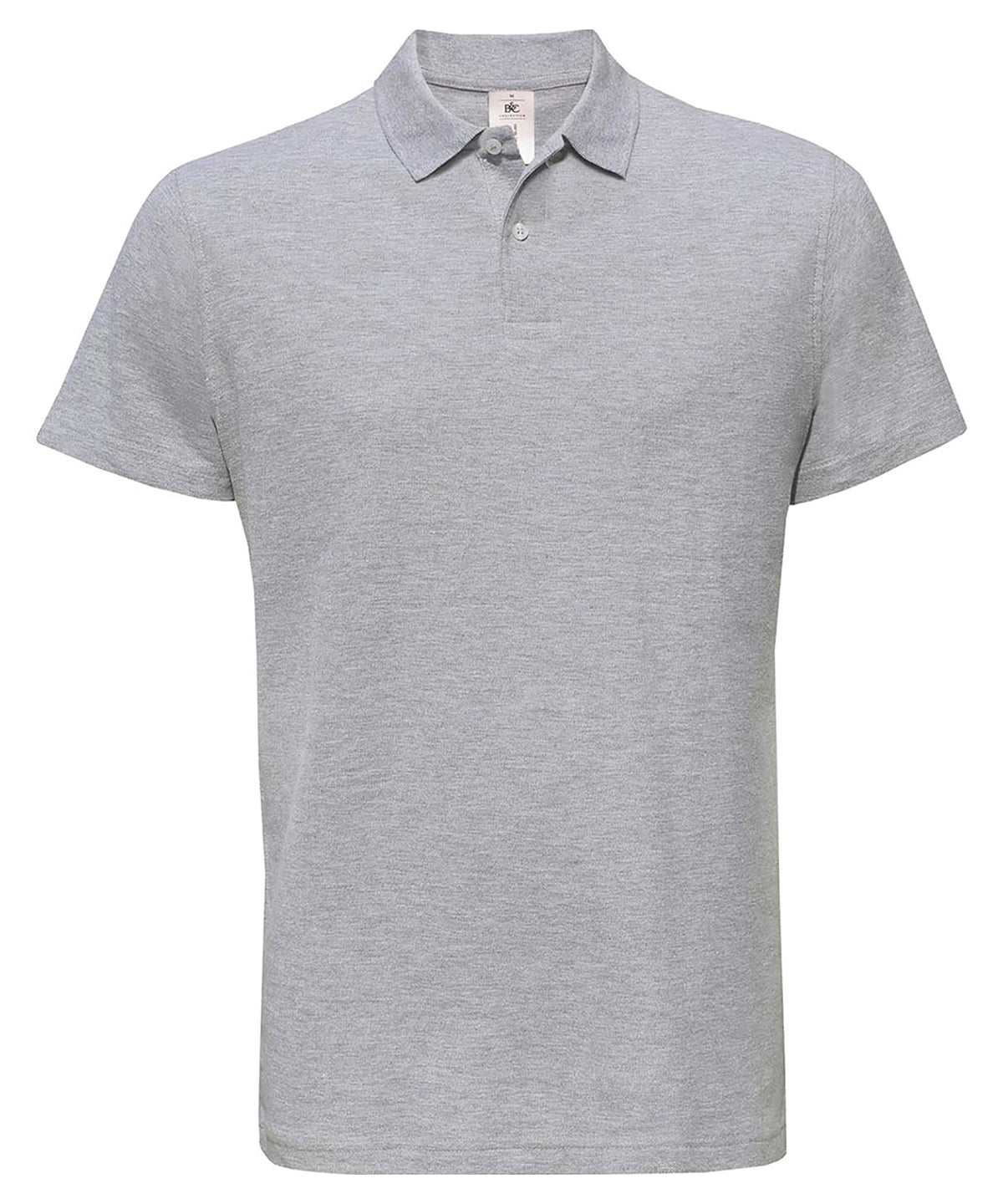 BC ID001 polo | heather grey