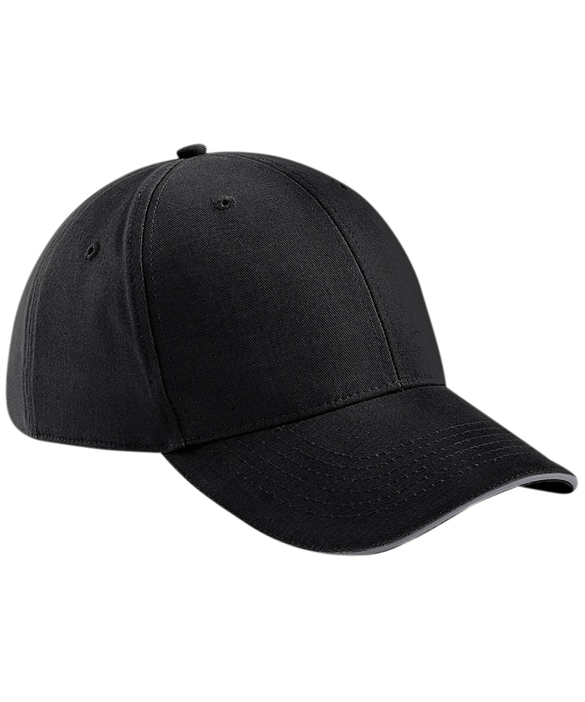Athleisure 6-panel cap | black/graphite grey