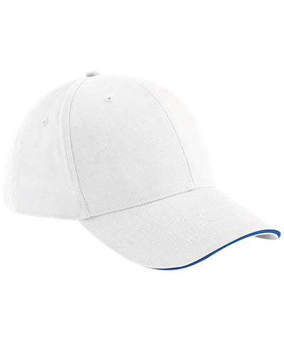 Athleisure 6-panel cap | white/bright royal