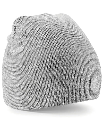 Two-tone pull-on beanie | heather grey