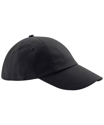 Low-profile heavy cotton drill cap | black