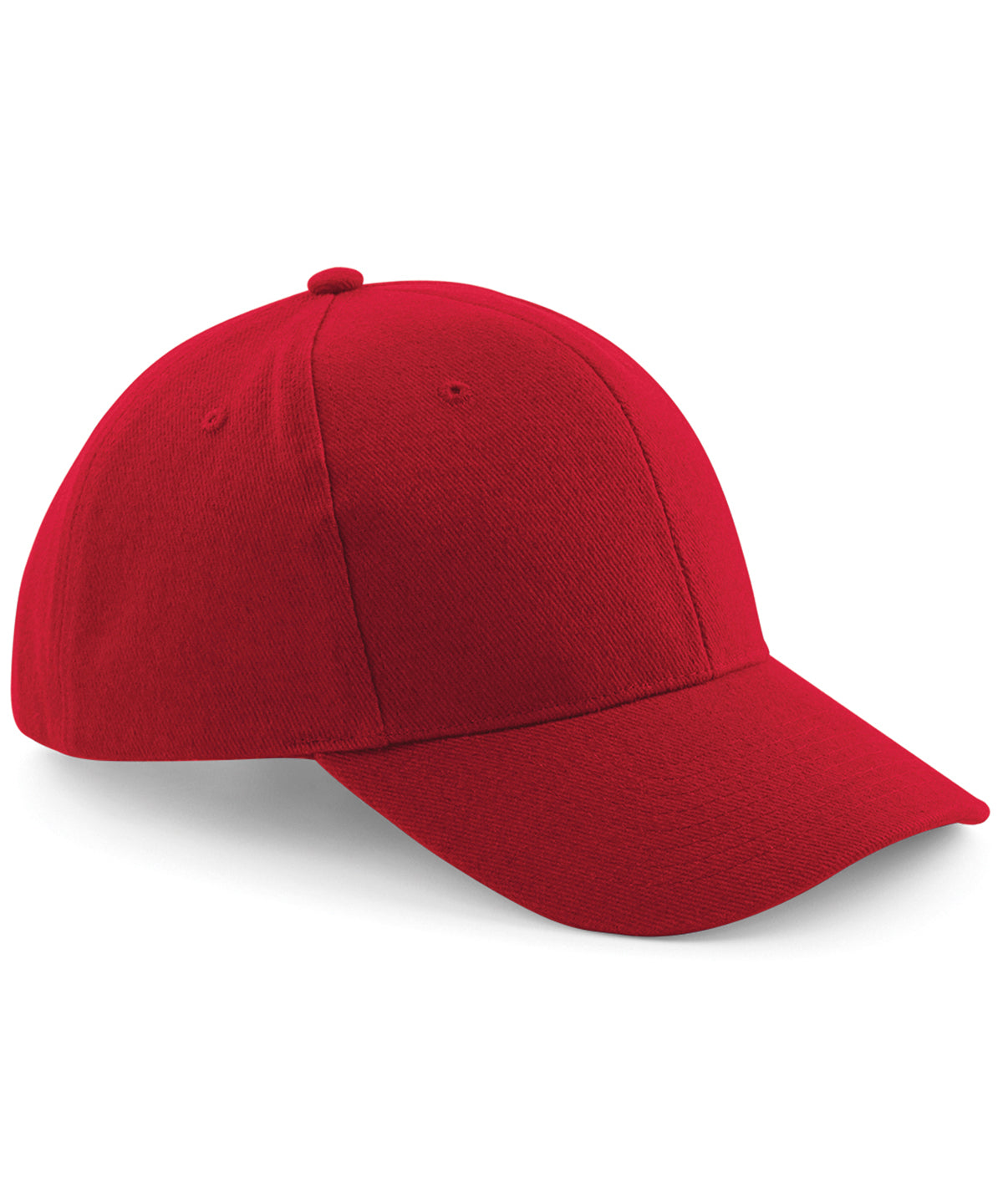 Pro-style heavy brushed cotton cap | classic red
