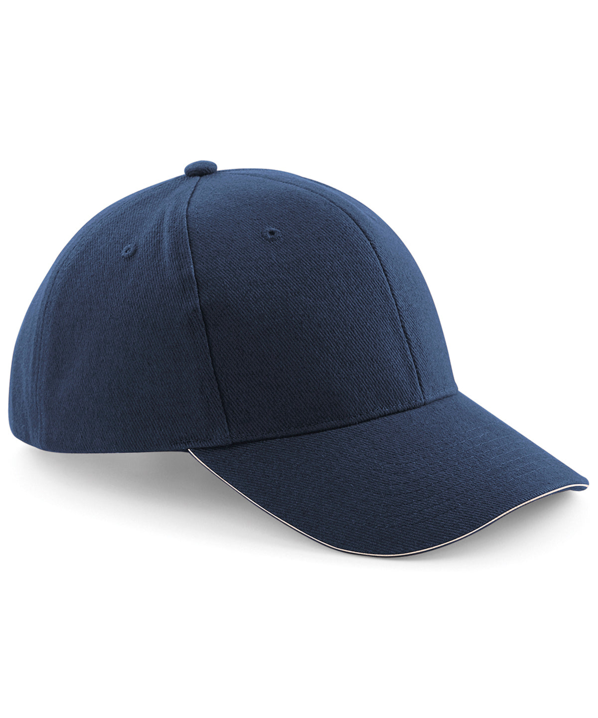 Pro-style heavy brushed cotton cap | french navy/stone