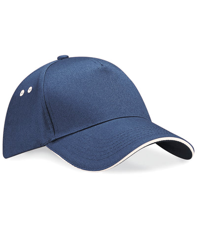 Ultimate 5-panel cap - sandwich peak | navy/putty