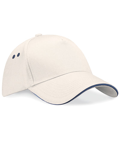Ultimate 5-panel cap - sandwich peak | putty/french navy