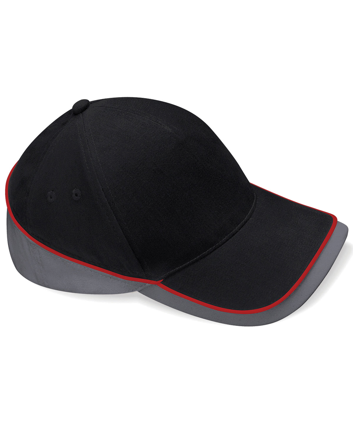 Teamwear competition cap | Black/Graphite Grey/Classic Red