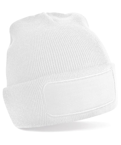 Original patch beanie | white