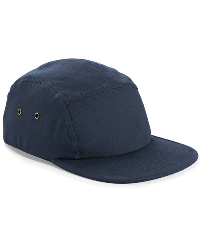 Canvas 5-panel camper cap | navy