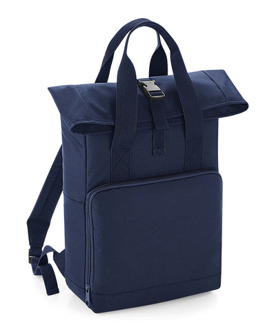 Twin handle roll-top backpack | navy dusk