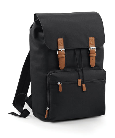 Vintage laptop backpack | black