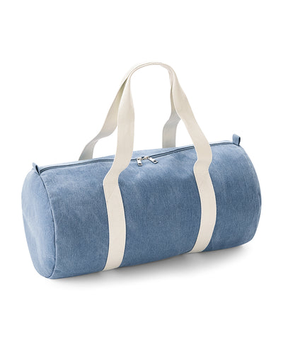 Denim barrel bag | light denim