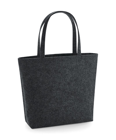 Felt shopper | charcoal melange