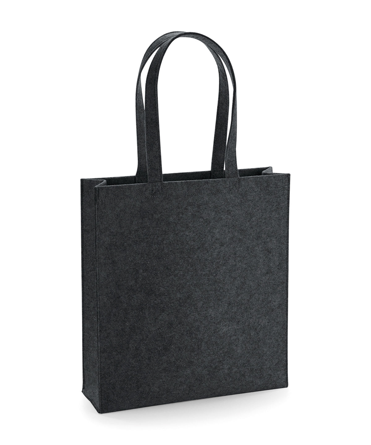 Felt tote bag | charcoal melange