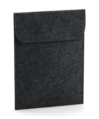 Felt iPad slip | charcoal melange