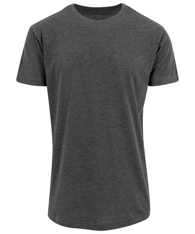 Shaped long tee | charcoal