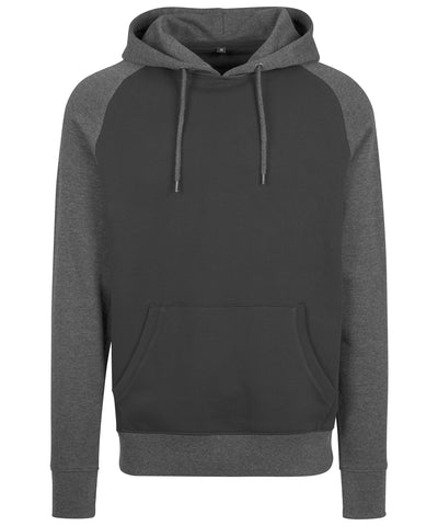 Raglan hoodie | black/charcoal