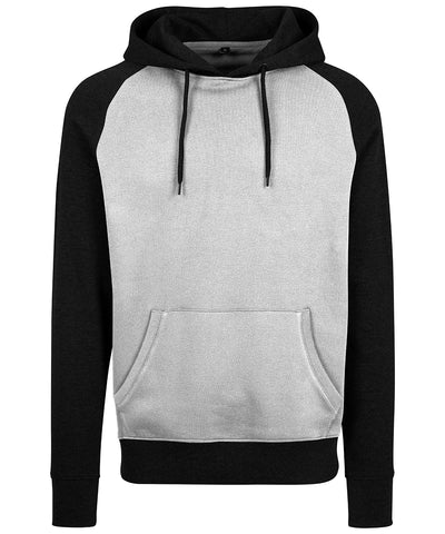 Raglan hoodie | grey/black