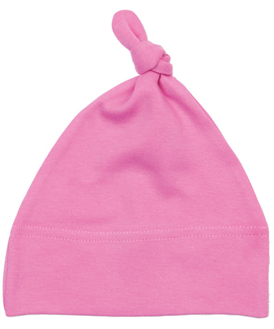 Baby one-knot hat | bubblegum pink