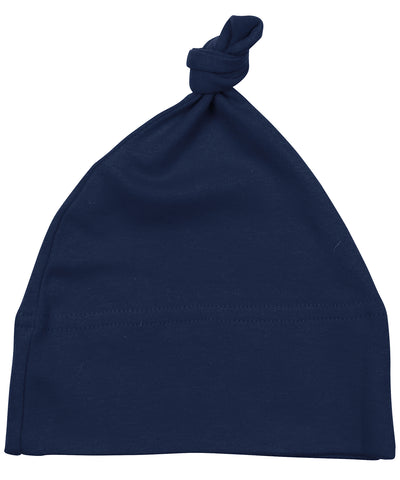 Baby one-knot hat | nautical navy