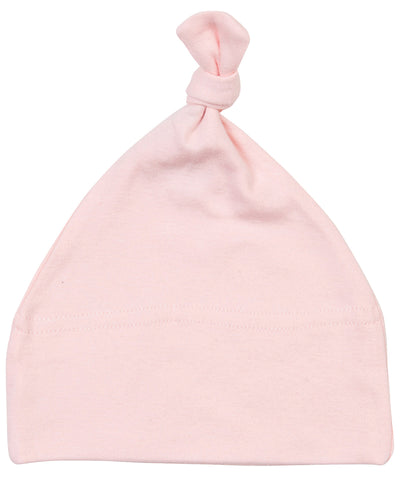 Baby one-knot hat | powder pink