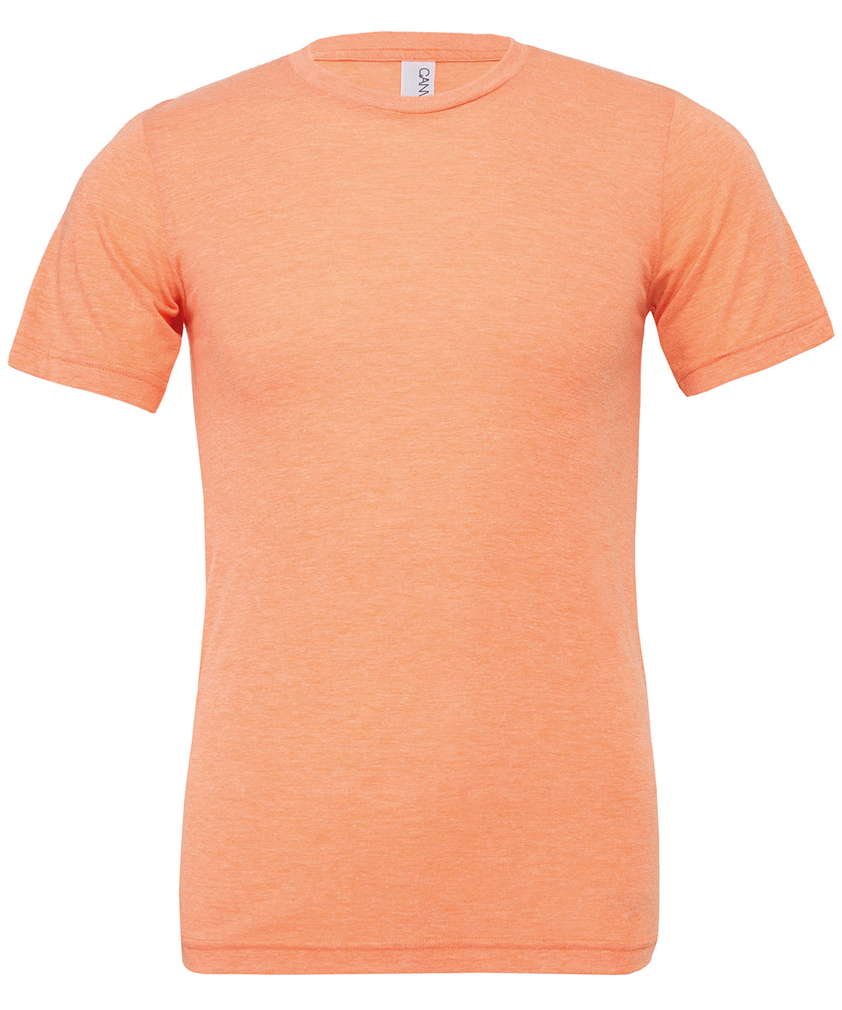 Unisex triblend crew neck t-shirt | orange triblend