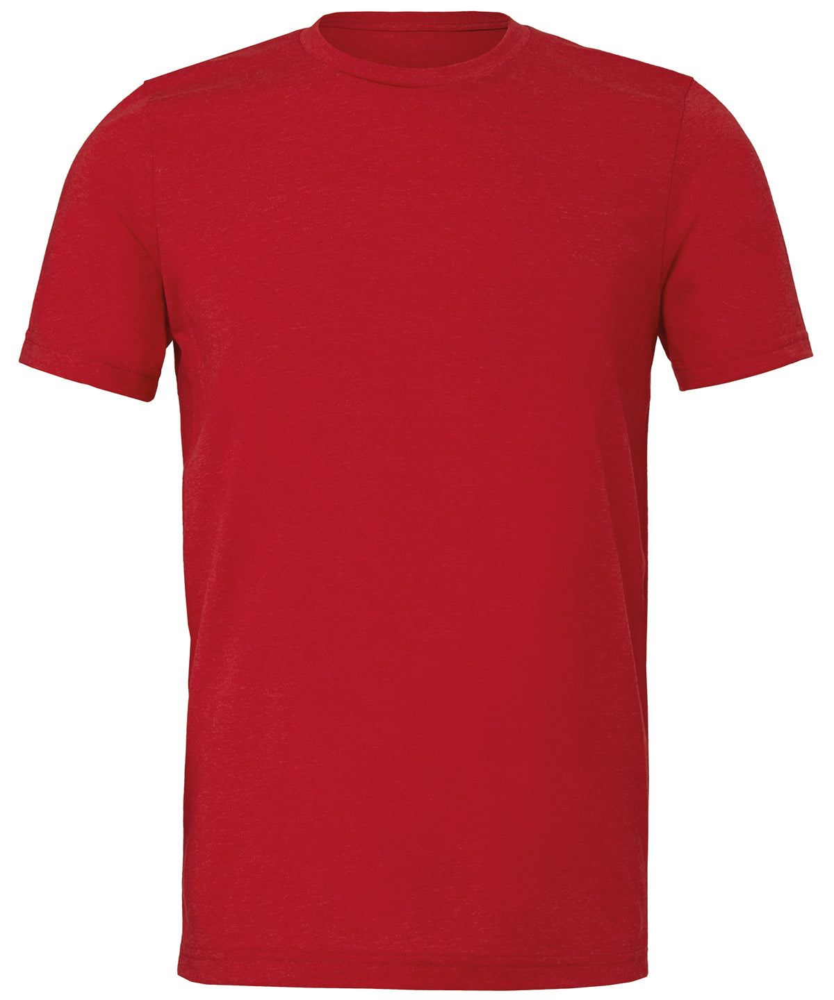 Unisex triblend crew neck t-shirt | solid red triblend