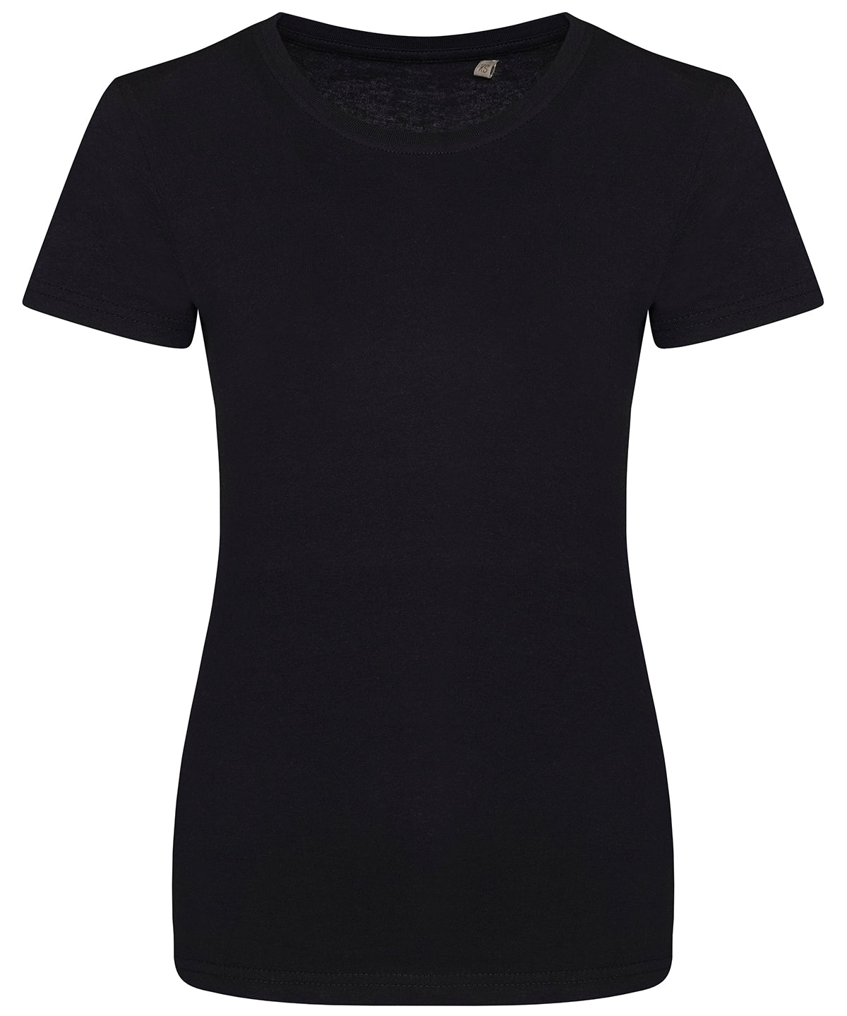 Womens Cascade organic tee | jet black