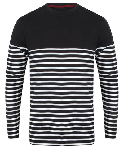 Long sleeve Breton striped T | navy/white