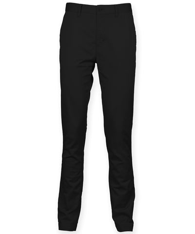 Stretch chinos | black