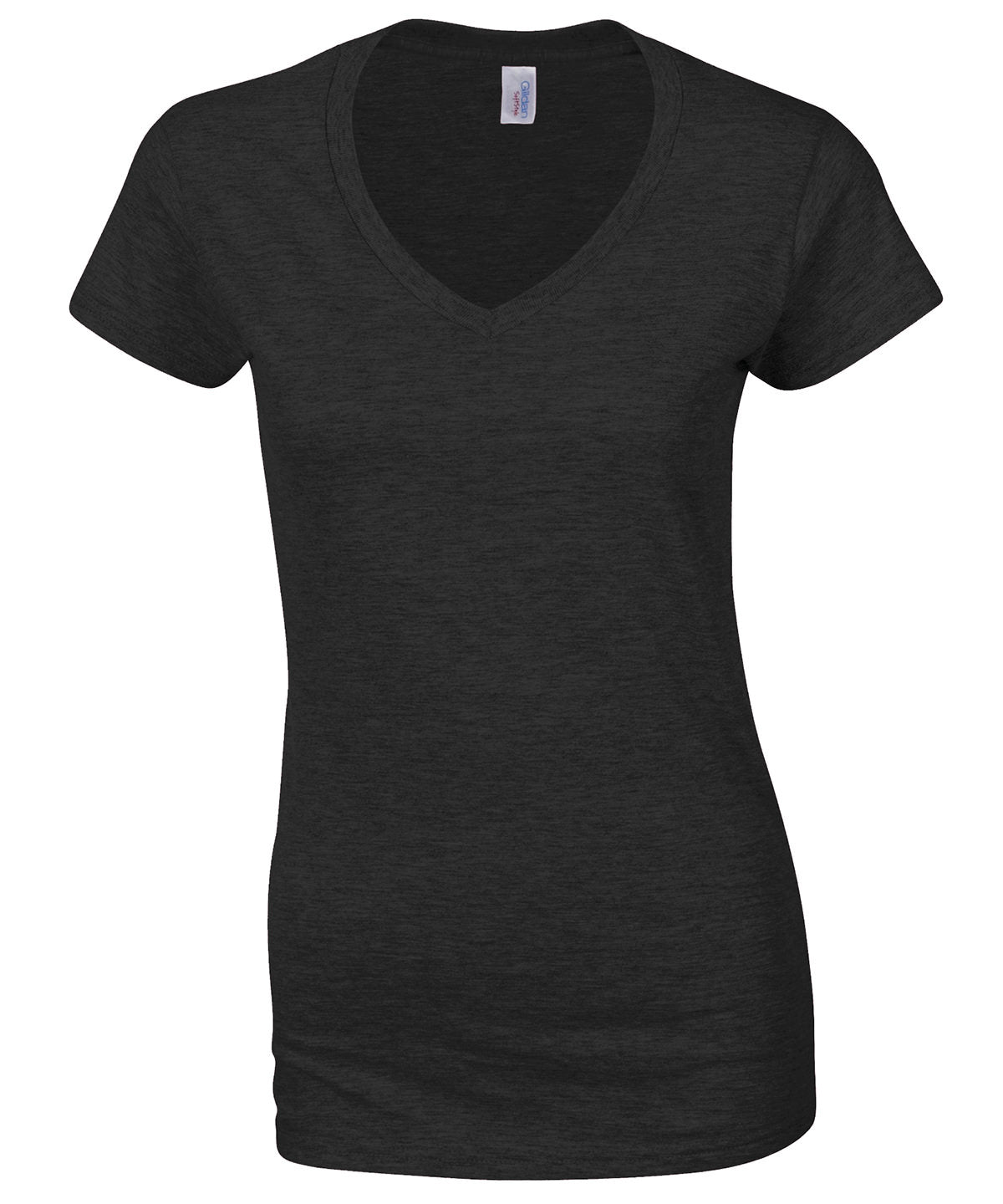 Softstyle womens v-neck t-shirt | Black