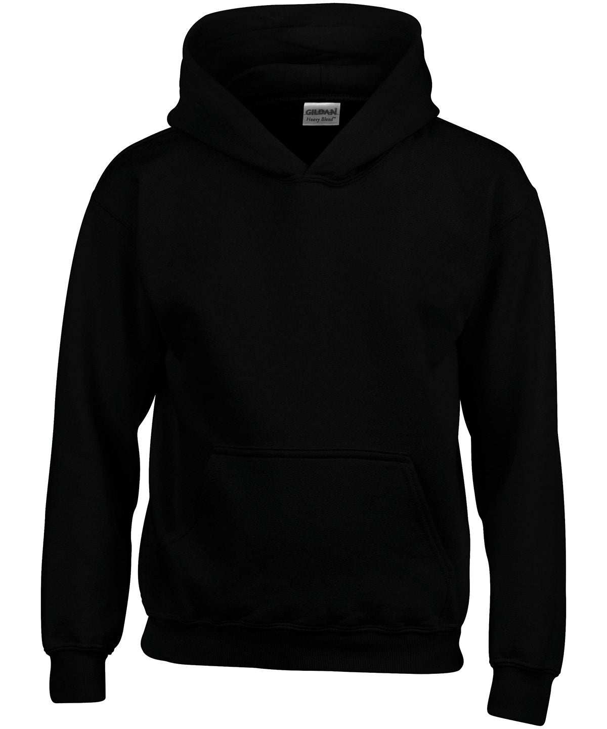 Heavy Blend youth hooded sweatshirt | Black