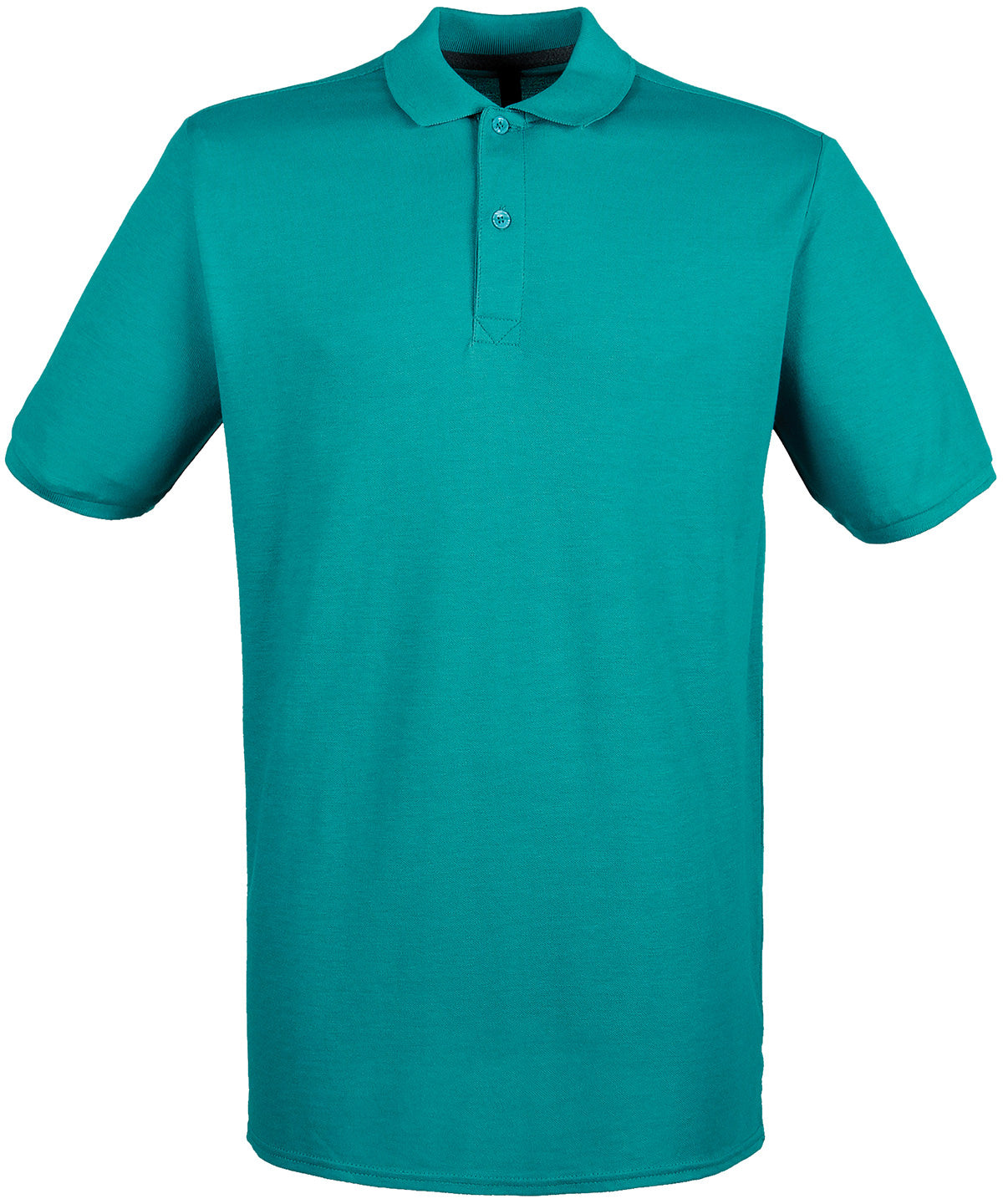 Micro-fine piqu polo shirt | Bright Jade