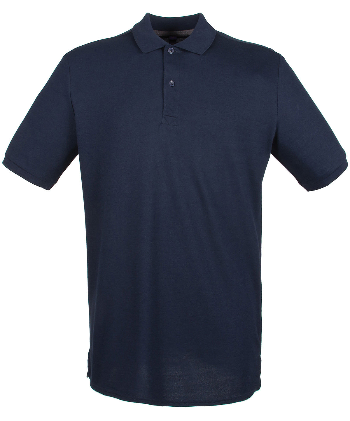 Micro-fine piqu polo shirt | navy